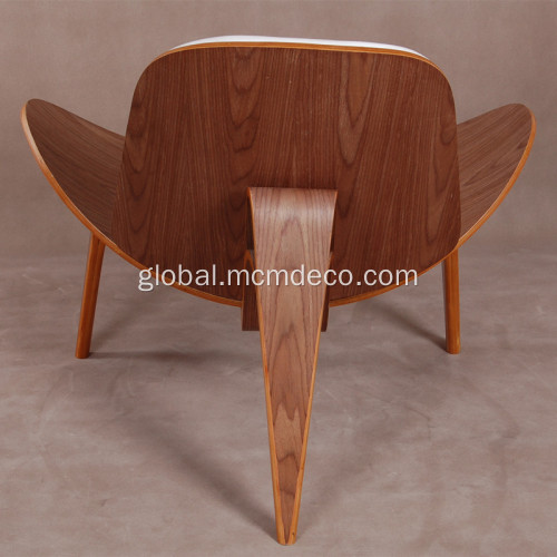 Wood Lounge Chair Hans Wegner CH07 Wood Shell Lounge Chair Manufactory